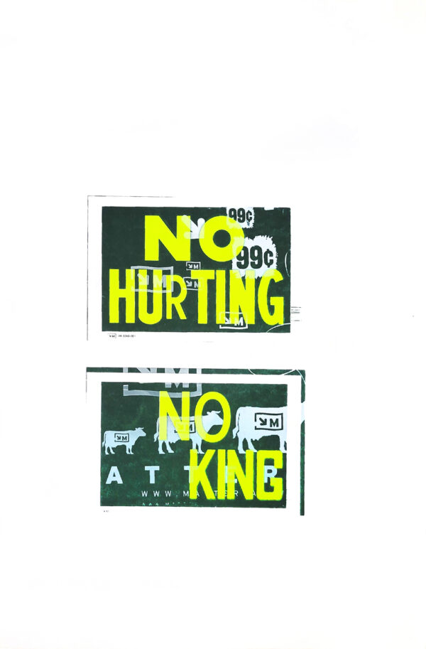 No Hurting No King - Dark Green